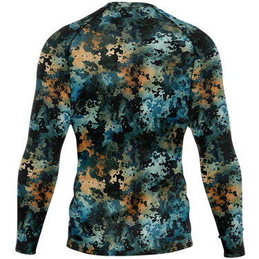 Chokefish™ Long Sleeve Rashguard Acid-Wash Men's Shirt-016